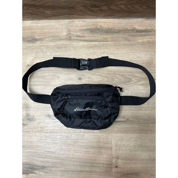 Eddie Bauer Black Lightweight Fanny Pack Bag - Picture 1 of 3